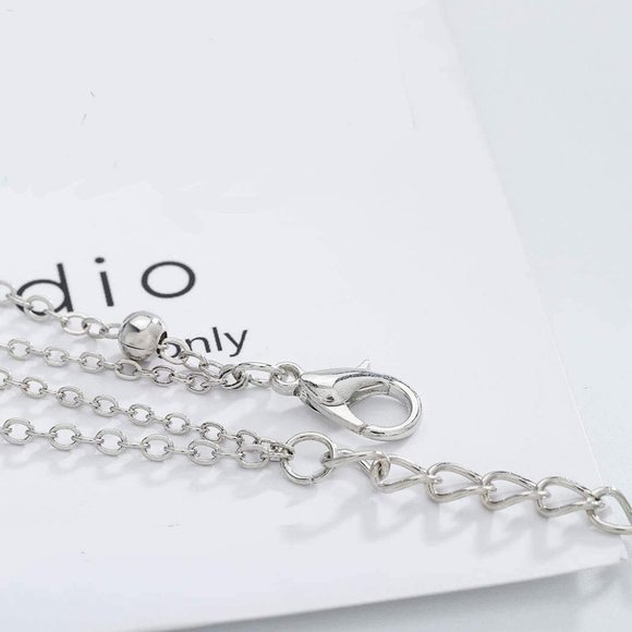 Women's Silver Butterfly Anklet - Picture 6 of 15